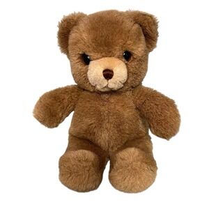 Vtg Gund 1982 Teddy Bear Plush Stuffed Animal 9" Brown Sweet Classic